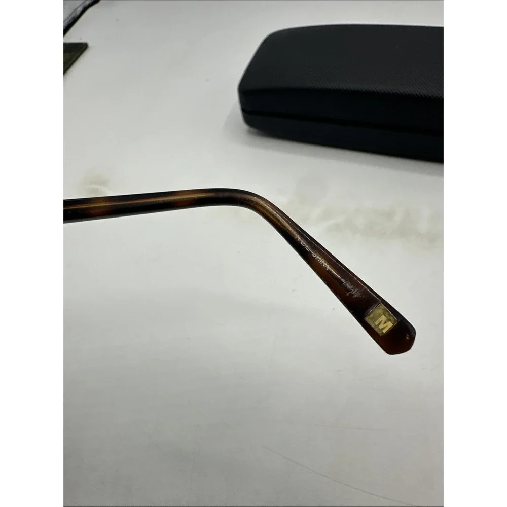 Marchon NYC Eyeglasses Frame M-4003 210 Women Brown Rectangle Full Rim 54-16-140